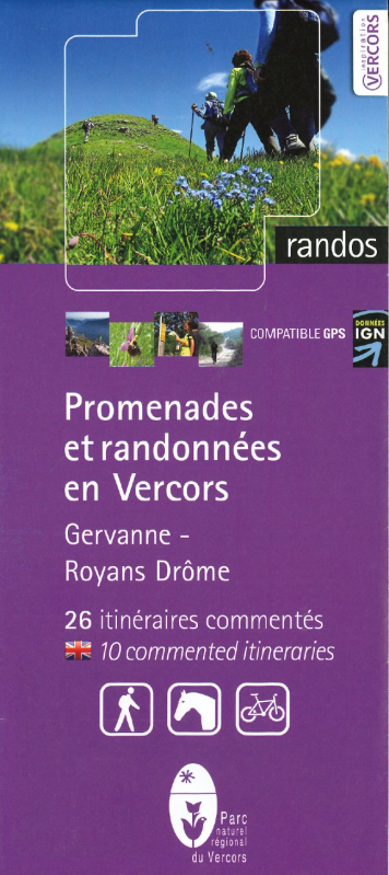 Carto-guide Promenades et Randonnées en Vercors Trièves