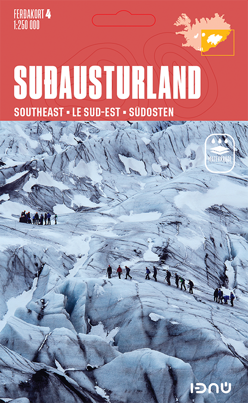 Ferdakort 4 Sudausturland 1:250 000