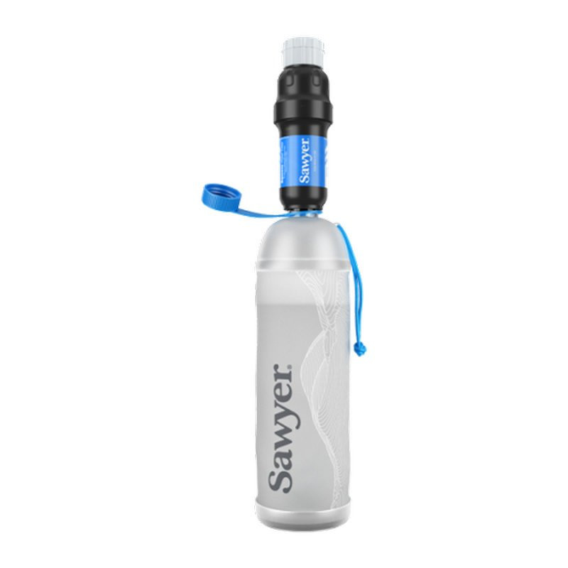 Filtre à eau Sawyer Squeeze + Cnoc 1 Liter Bottle