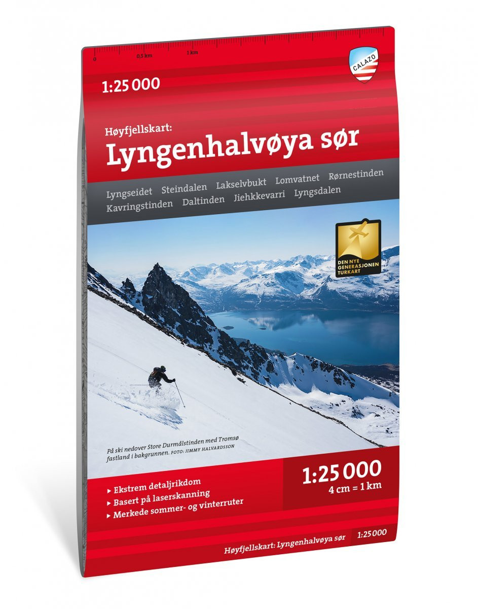 Calazo Kebnekaisefjällen 1:100 000