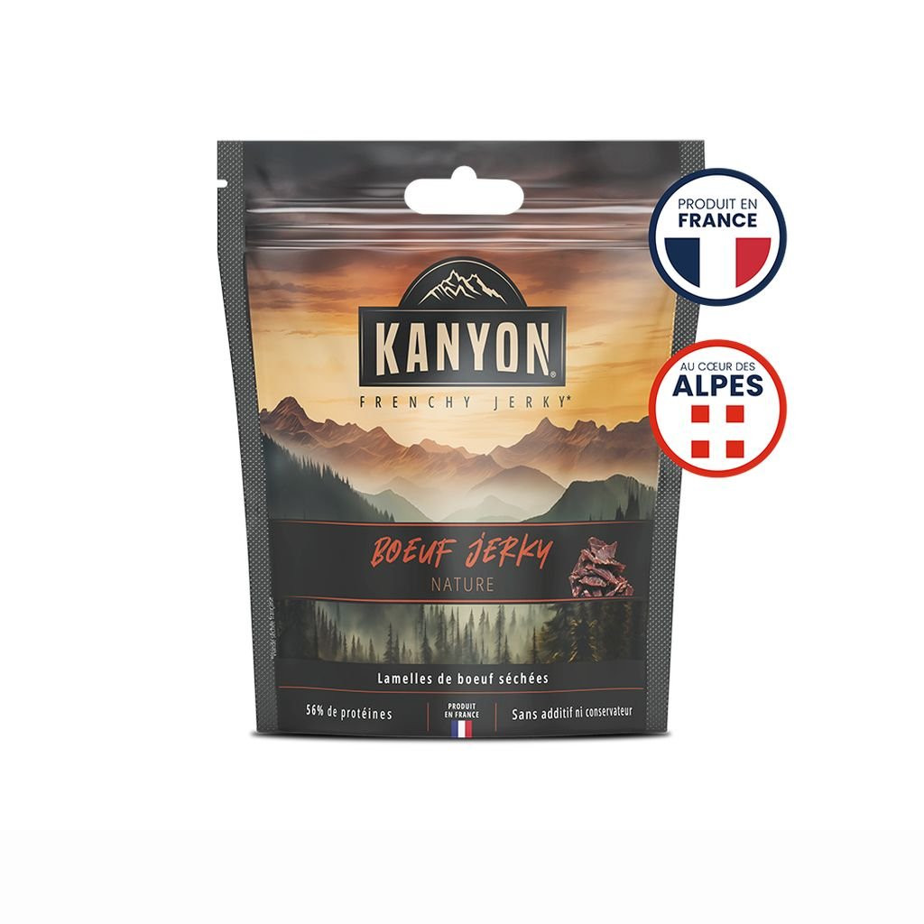 Viande séchée Kanyon Jerky Bœuf Nature