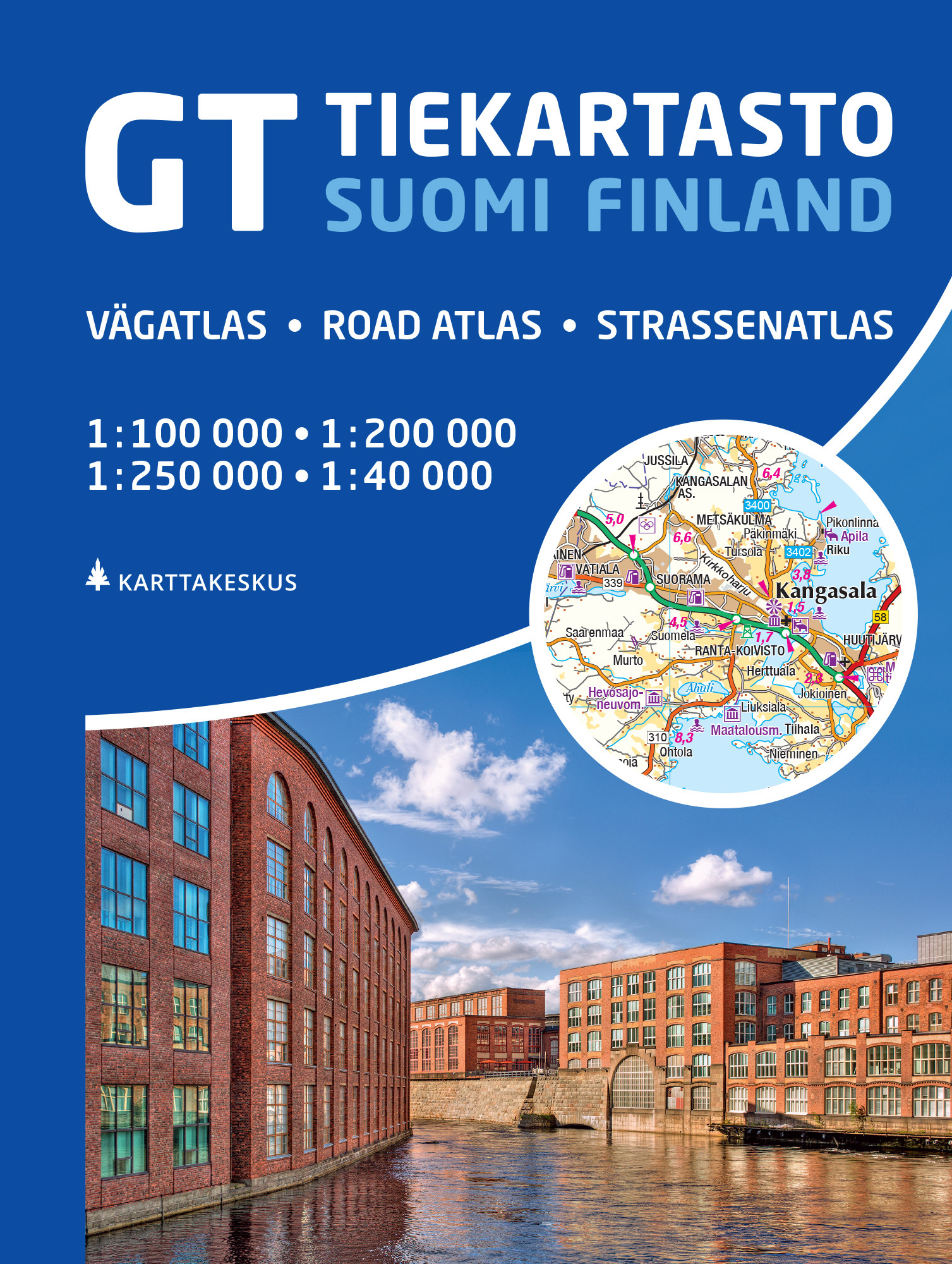 Finland Road map 1: 800 000