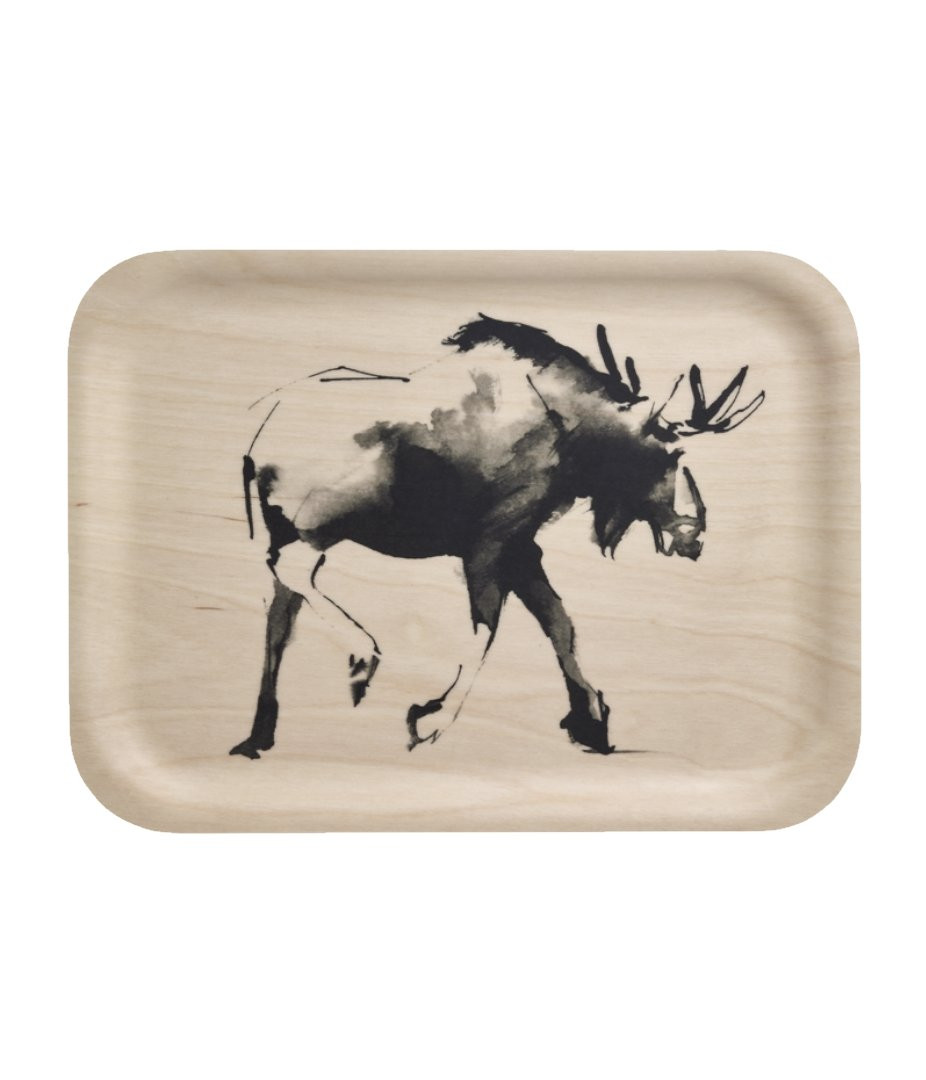 Sous-verre en bois Muurla Teemu Järvi coaster 10cm Ours Bear
