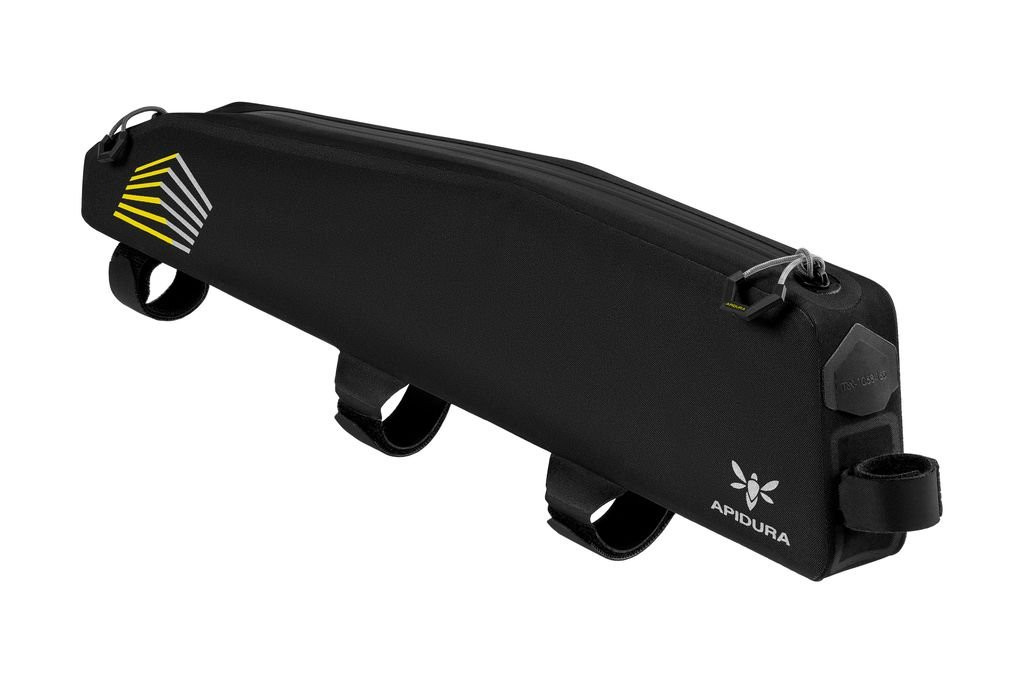 Sacoche de bikepacking ultra légère et imperméable Apidura Racing Long Top Tube Pack 2 L