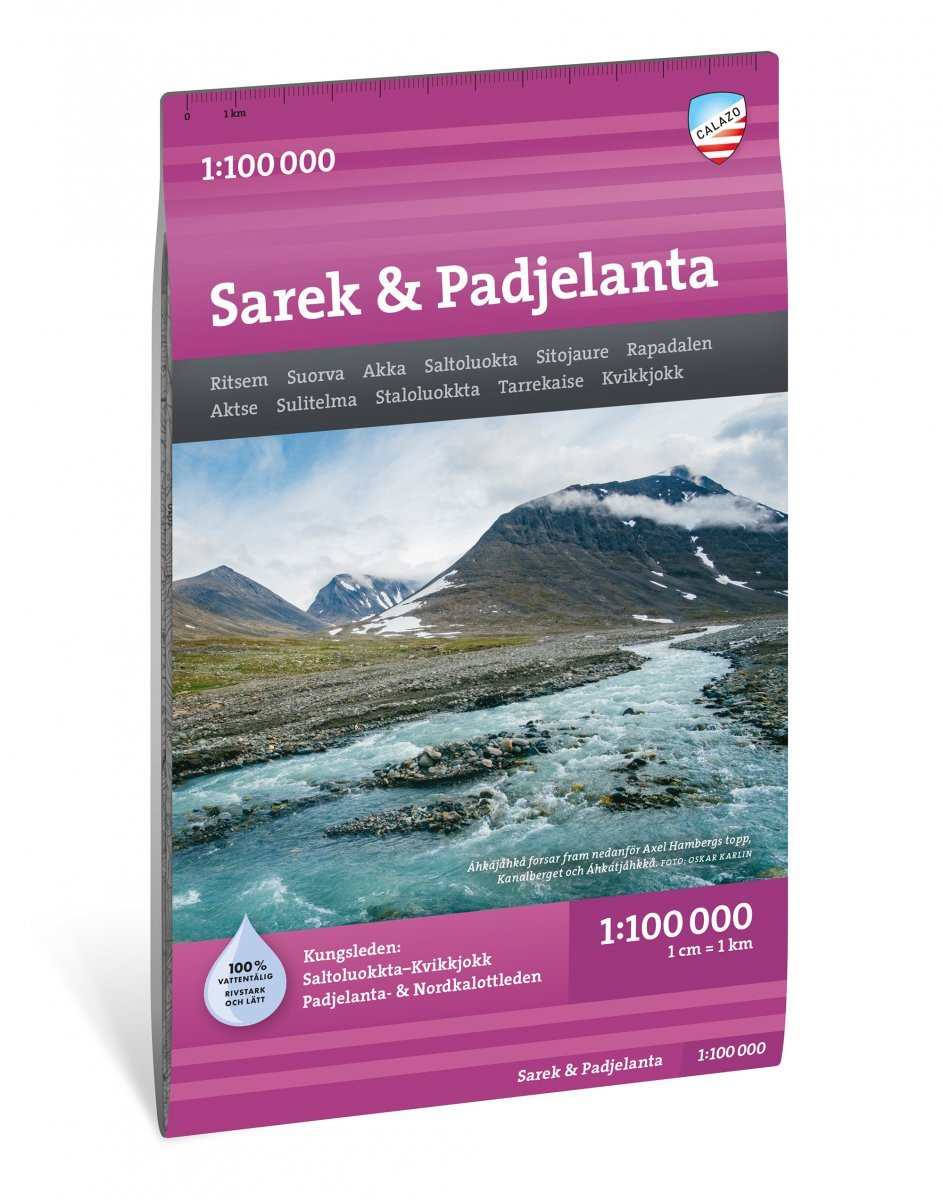 Calazo Kebnekaisefjällen 1:100 000