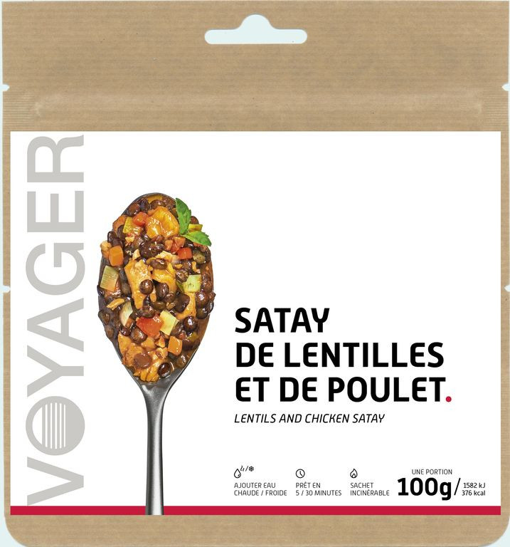 Lentils and Chicken Satay - Voyager