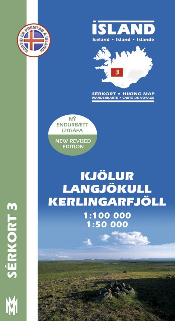 Landmannalaugar, Þórsmörk, Fjallabak 1:100 000 – Sérkort 4