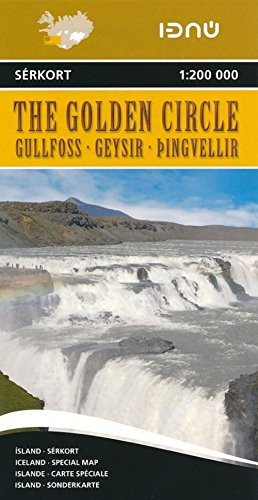 The Golden Circle : Gullfoss – Geysir – Þingvellir - 1:200 000