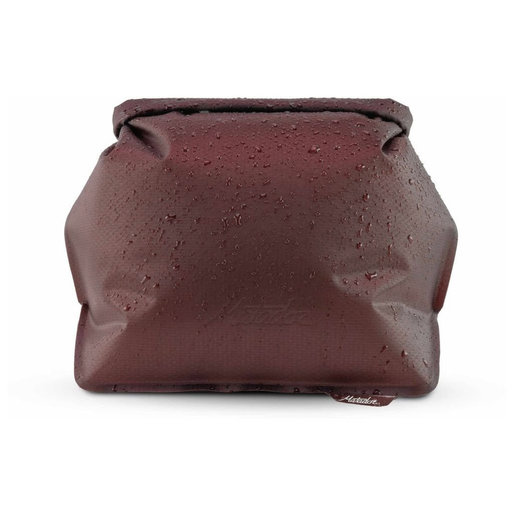 de toilette ultralégère et étanche Matador Flatpak Waterproof Toiletry Case - Bordeaux/Garnet