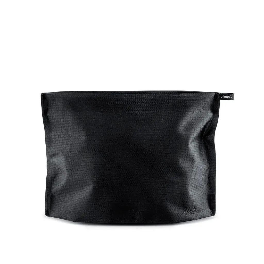 Trousse de toilette ultralégère étanche Matador FlatPak Zipper Toiletry Case - Charbon /Charcoal