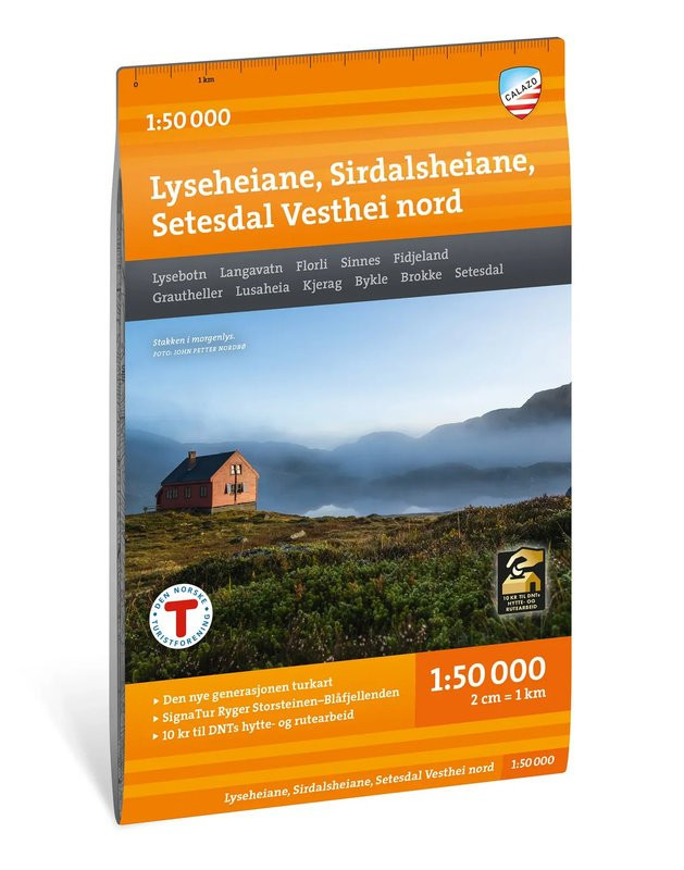 Calazo Kebnekaisefjällen 1:100 000