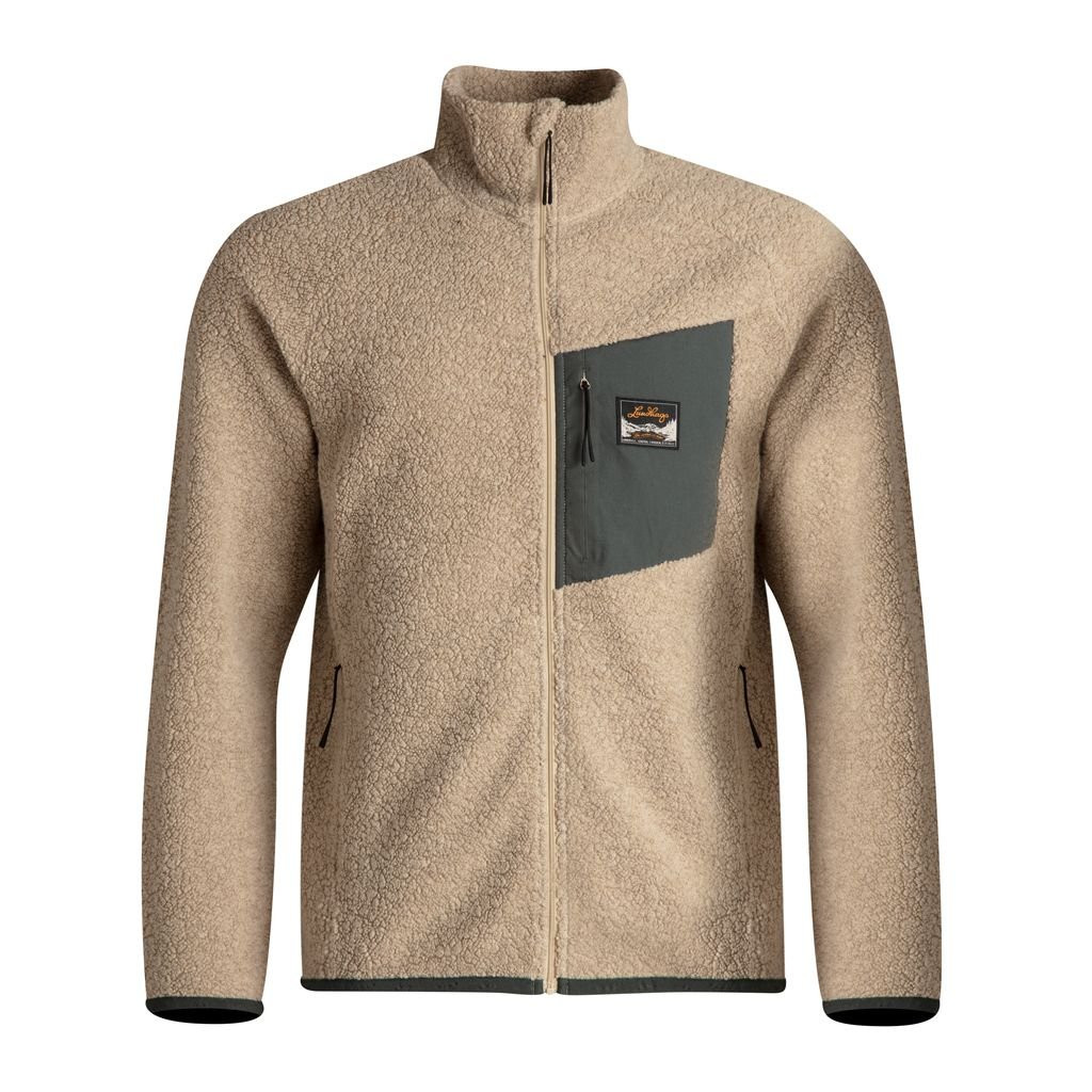 Veste laine Flok Wool Ms Pile- Sable/Sand