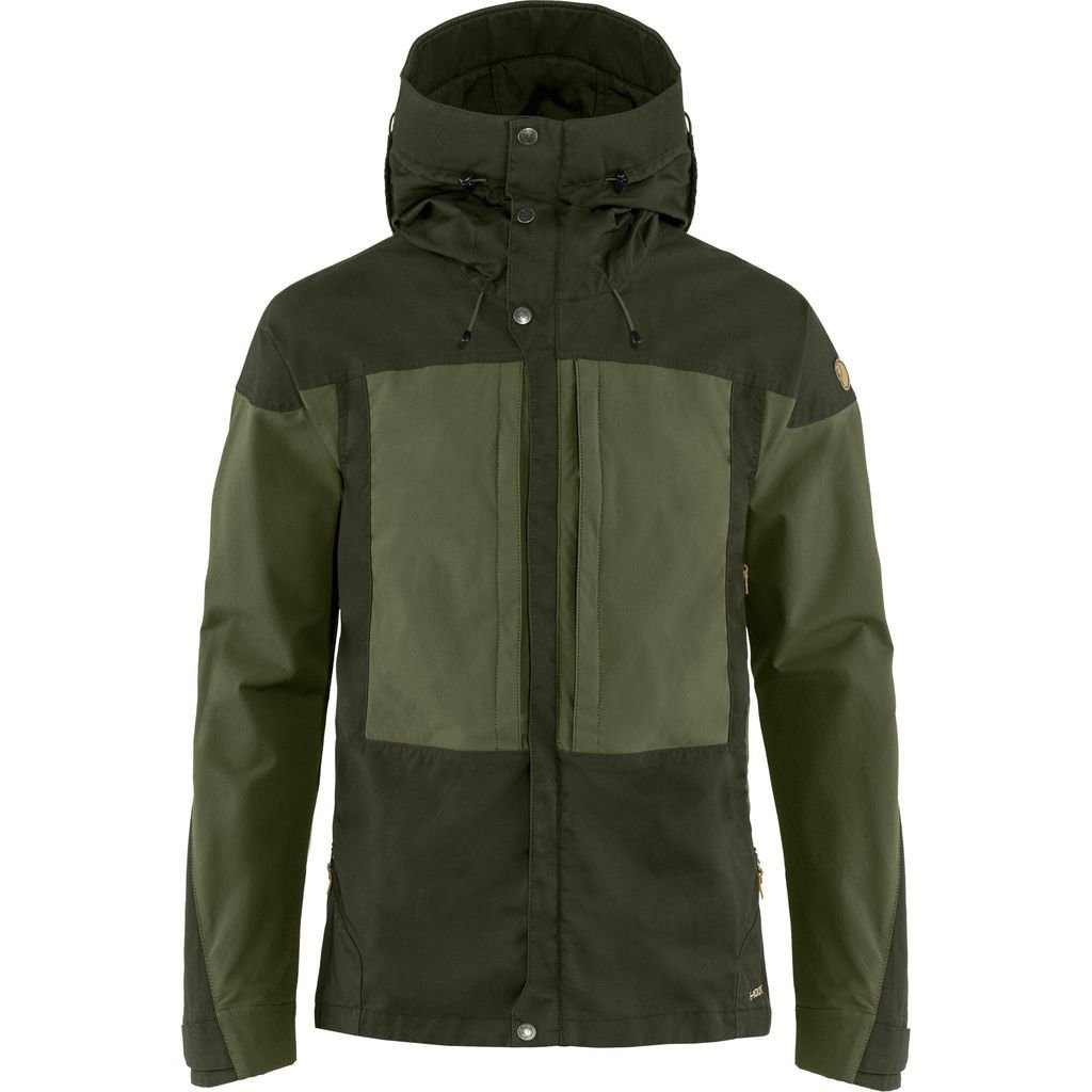 Veste technique déperlante Fjällräven Keb Jacket Man - Green Forest/Laurel Green-Deep Forest