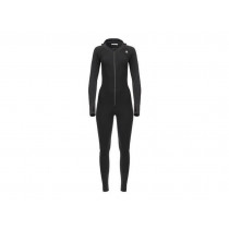 Combinaison avec cagoule 100 % laine mérinos Aclima WarmWool Overall Woman-Noir