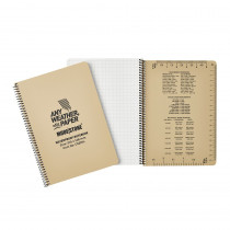 Carnet imperméable Modestone Waterproof Notepad 76x130mm Olive