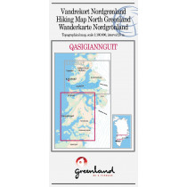 N° 17 - Qasigiannguit  – Groenland Nord – Carte de randonnée - 1 :100 000