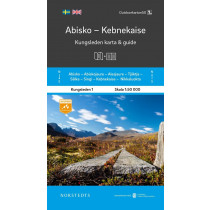 Abisko-Kebnekaise-Nikkaluokta 1:75 000