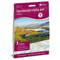 Hardangervidda Øst 1:100 000