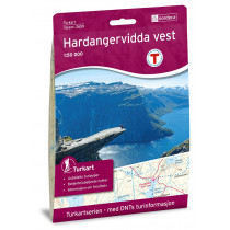 Hardangervidda Vest 1:50 000
