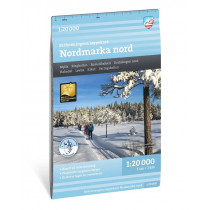 Carte ski de fond Vestmarka Oslo 1:20 000 – Calazo