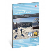 Carte ski de fond Vestmarka Oslo 1:20 000 – Calazo
