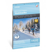 Carte ski de fond Vestmarka Oslo 1:20 000 – Calazo