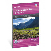 Calazo Kebnekaisefjällen 1:100 000