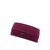 Bandeau fin et chaud en laine mérinos Devold Breeze Merino 150 Headband-Beetroot