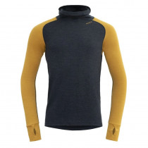 Sous-vêtement doux et chaud Devold Expedition Merino Silk Hoodie Man-Ink/arrowood