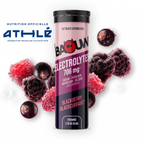Pastilles d'hydratation pour l'effort Baouw Pastilles Electrolytes Mûres - Cassis