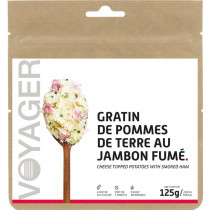 Mashed potatoes with cheese and smoked ham - Voyager