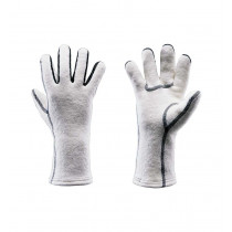 Gants chaud en laine Lillsport Kapersen Wool Liner White-Blanc