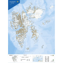 Svalbard 1:1 000 000 - Carte du Spitzberg
