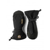Moufles en cuir chauds et imperméables Hestra Army Leather Gore-Tex Mitt-Noir