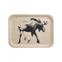 Sous-verre en bois Muurla Teemu Järvi coaster 10cm Ours Bear