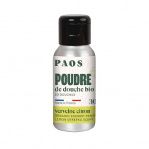 Paos poudre de douche certifié Bio - verveine citron