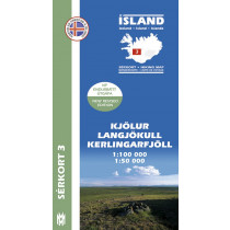 Landmannalaugar, Þórsmörk, Fjallabak 1:100 000 – Sérkort 4