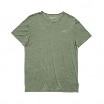 Tee-shirt très léger et respirant en laine mérinos Devold Active Tee Man - Jaune/Arrowood