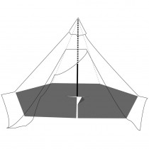 Helsport Varanger 4-6 Outer Tent incl. Pole Tentes camping/familiales :  Snowleader