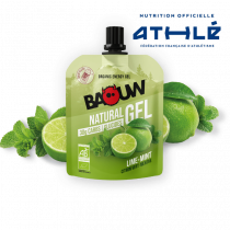 Gel énergétique bio pour efforts intenses Baouw Natural Gel Citron Vert - Menthe