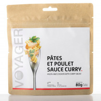 Pâtes et poulet sauce curry Voyager - Voyager