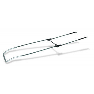 Skier shaft reinforced