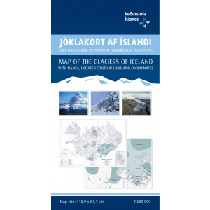 Carte des glaciers d’Islande