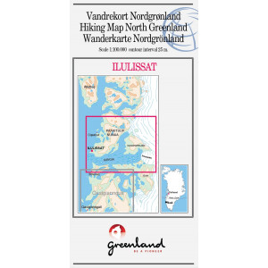 N° 12 - Ilulissat – North Greenland - Hiking Map – 1 :100 000