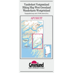 N° 13 - Apussuit – West Greenland - Hiking Map – 1 :75 000