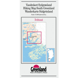 N° 4 - Ivittuut –South Greenland - Hiking Map – 1 :75 000