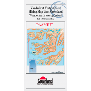 N° 8 - Kangerlussuaq – West Greenland - Hiking Map – 1 :100 000