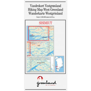 N° 10 - Sisimiut –West Greenland - Hiking Map – 1 :100 000