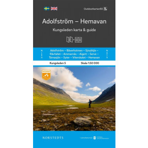 Abisko-Kebnekaise-Nikkaluokta 1:75 000