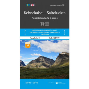 Abisko-Kebnekaise-Nikkaluokta 1:75 000